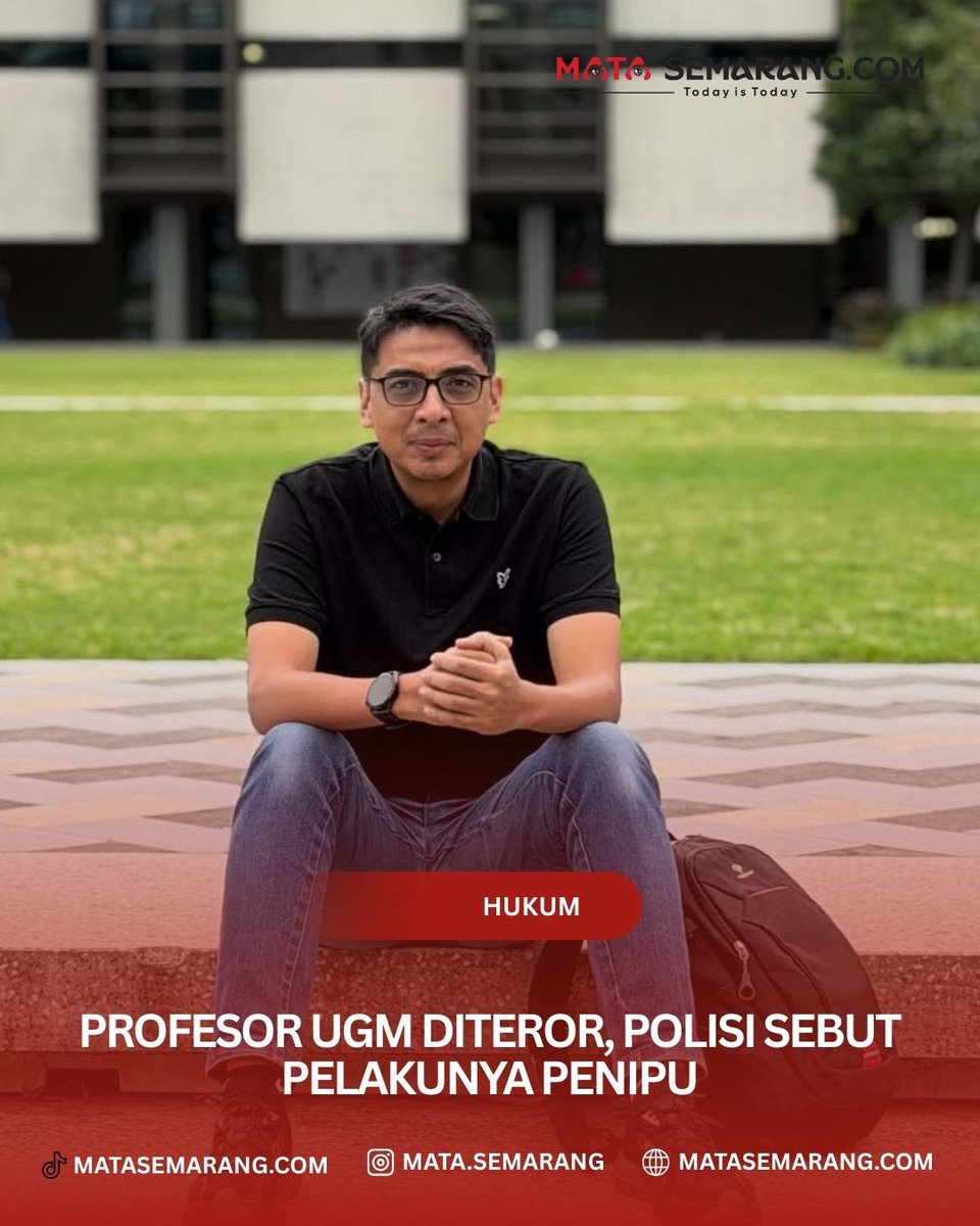 Profesor UGM Diteror, Polisi Sebut Pelakunya Penipu matasemarang.com/profesor-ugm-d…