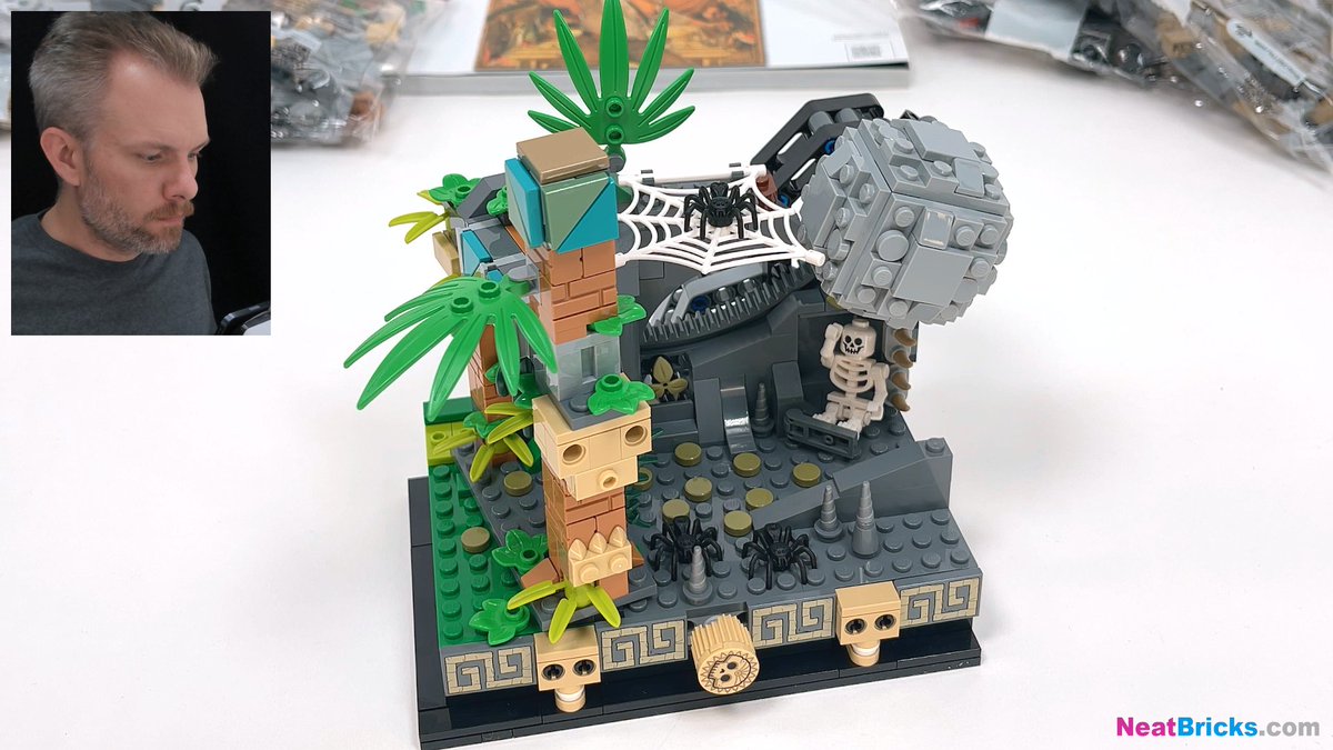neatbricks's tweet photo. LEGO Temple of the Golden Idol, Part 2 Build Stream starting now on Twitch!
https://t.co/oYRGMaSML0 https://t.co/wJYK5qHu1K