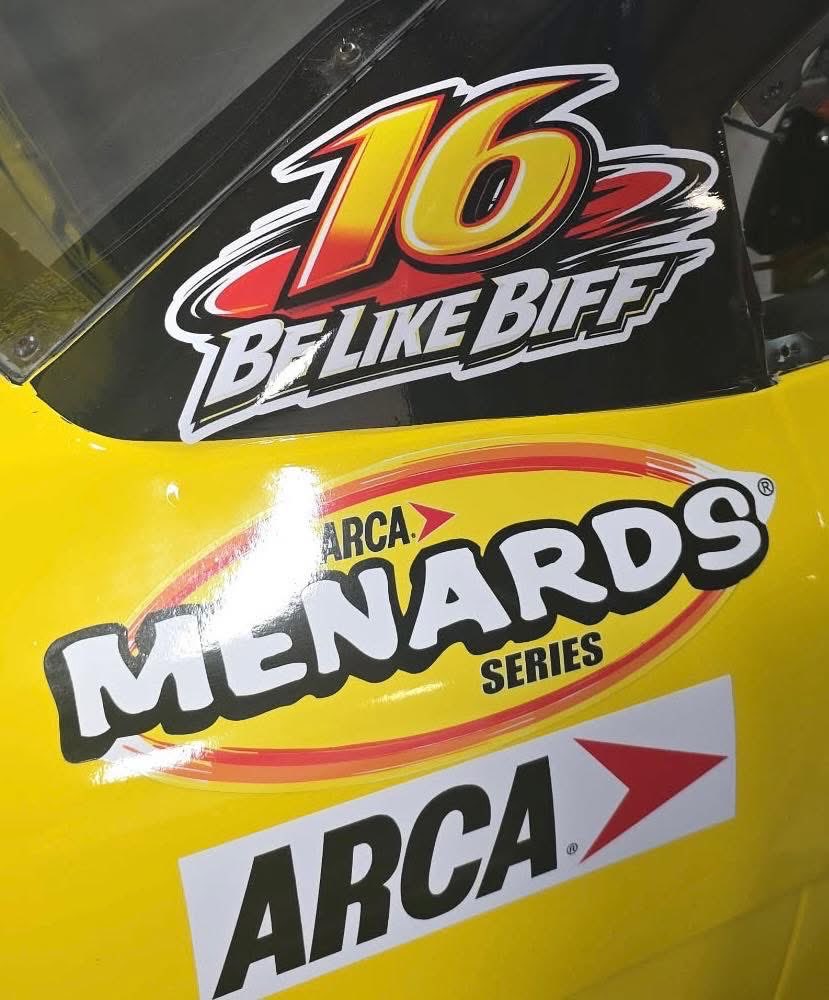 We got The Biff riding with us this weekend during the <a href="/ARCA_Racing/">ARCA Menards Series</a>  2️⃣ day test at <a href="/DAYTONA/">Daytona International Speedway</a> 

Greg and his family were great people and words can’t describe how much they are missed. 

#BeLikeBiff
#DoItForDale