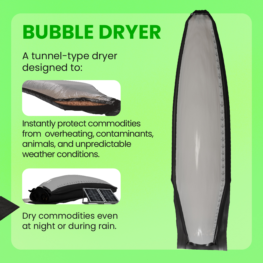 grainproinc's tweet image. Drying is among the first processes after harvest — a critical step to preserving dry agricultural commodities.

The right solution ensures your crops are secured and safe from the risks of spillage, contamination, pests, and weather.

#PostHarvest #Drying #Dryer #BubbleDryer