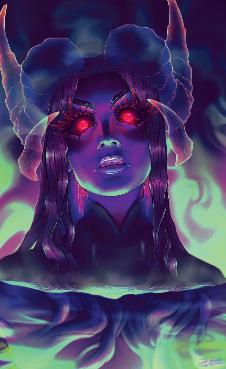 still playing catch up, OC piece I did a couple years ago #drawnbyahuman