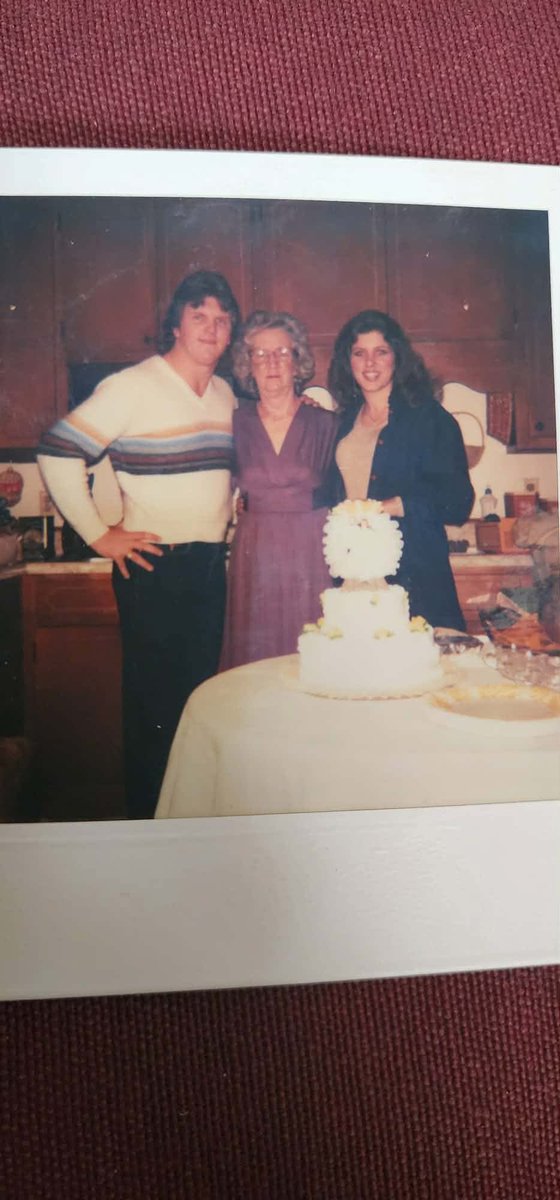 Bobby Eaton with his wife Donna on their wedding day, with Bobby’s mother between them.

Shared with us by Bobby’s older sister, Debbie Eaton Lewis, who graciously allows us to share her family’s stories and photos here.