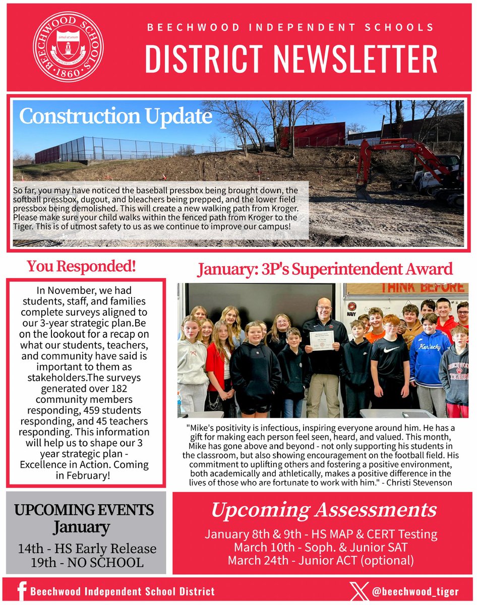 Our January District Newsletter is here!

See the images or click the link below.
bit.ly/BeechwoodJanNe…

Enjoy the rest of the weekend, Tigers!