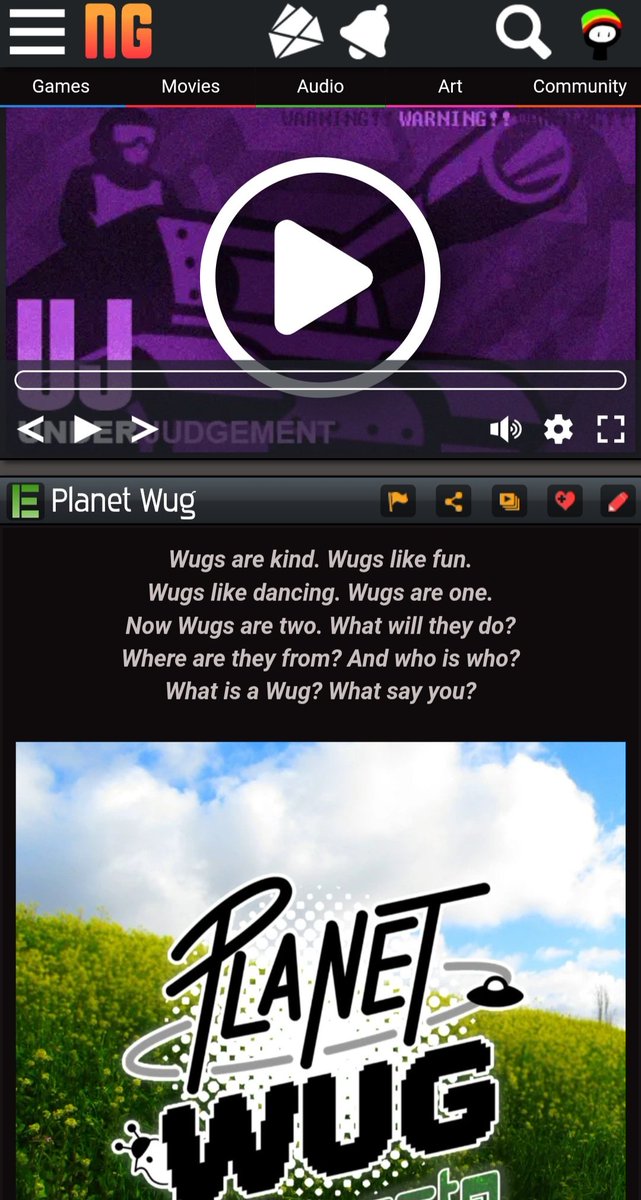 ACTGaudio's tweet image. Screw it we're bringing the Wugs to Newgrounds