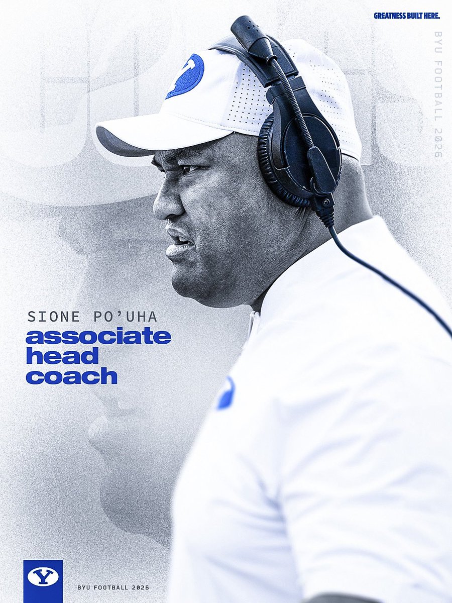 BYUfootball's tweet image. excited to announce these staff updates 

@Coach_Popp - Defensive Coordinator
@Pouha91 - Associate Head Coach