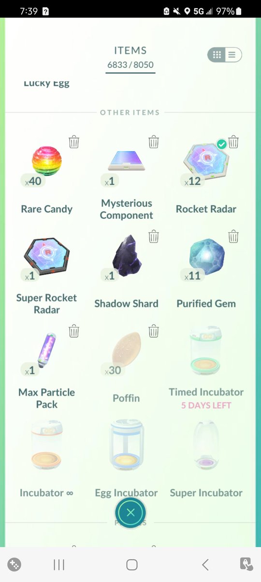 🎉🎉 Level 78 🎉🎉
Christmas eggs provided the motivation 😮‍💨🚶‍♀️
Finally time to use my rocket radars from free research &amp; cday tickets that I've been hoarding since they dropped the level 80 announcement 🥰 (yes this means I did 100 grunts &amp; got 0 components 🫣)
#PokemonGO