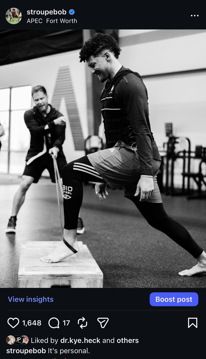 Remember the last time they said he would never be the same. 

✂️🦿👷‍♂️↗️📈⏫