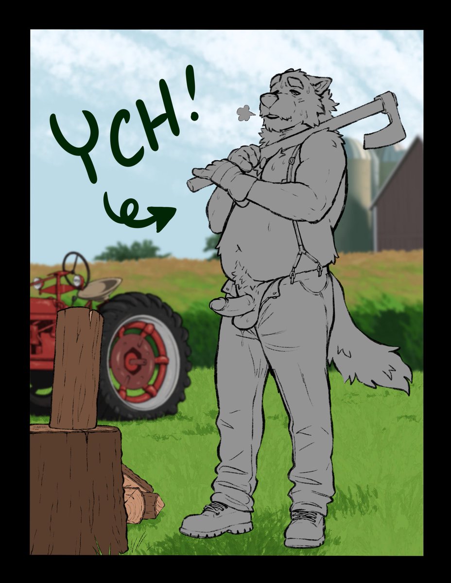 lewdlabrador's tweet photo. 🚜 CHOPPIN’ WOOD YCH 🌾

Full illustration YCH available for ONLY 2️⃣0️⃣0️⃣ U/S/D! 💥💥

More info down below ⬇️ https://t.co/GtgsHm42BQ
