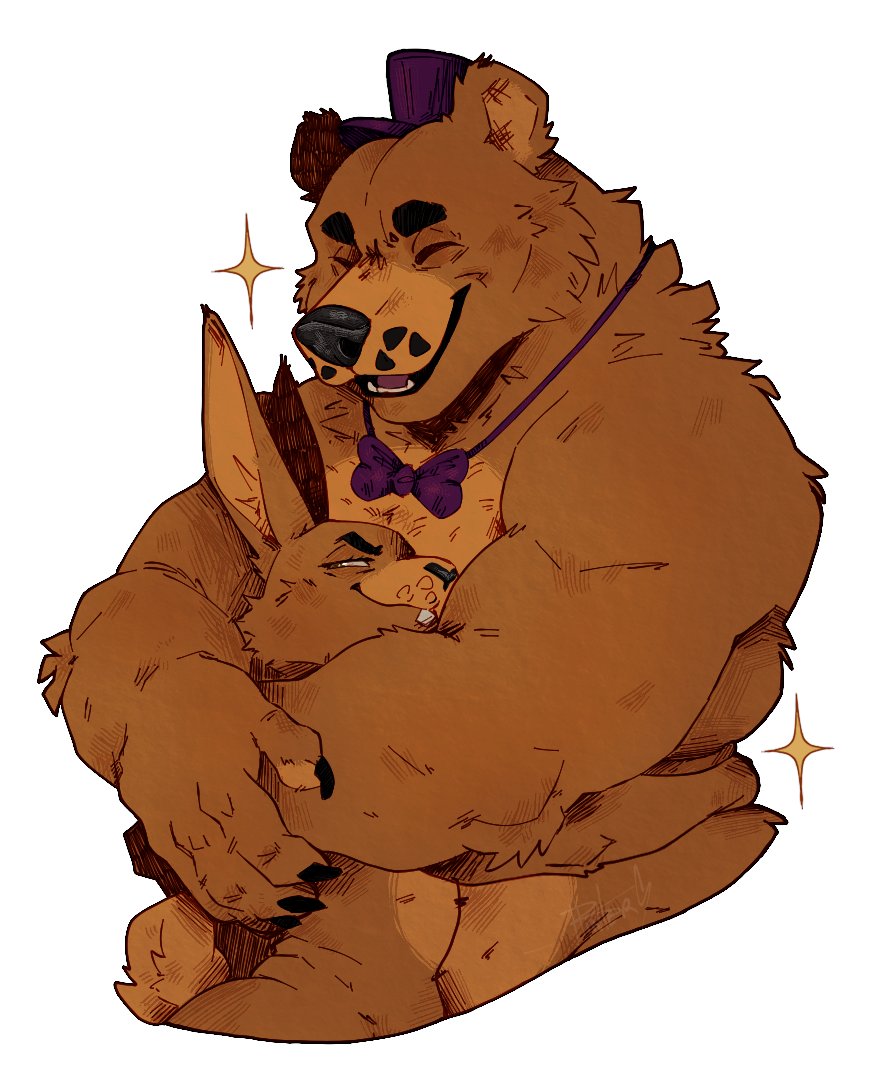 rooksarmorpack's tweet image. Sticker design for some collab with the oomfies or sum idk

#FNAF #FNAFfanart #FNAFart #Willry #Fredbear #SpringBonnie