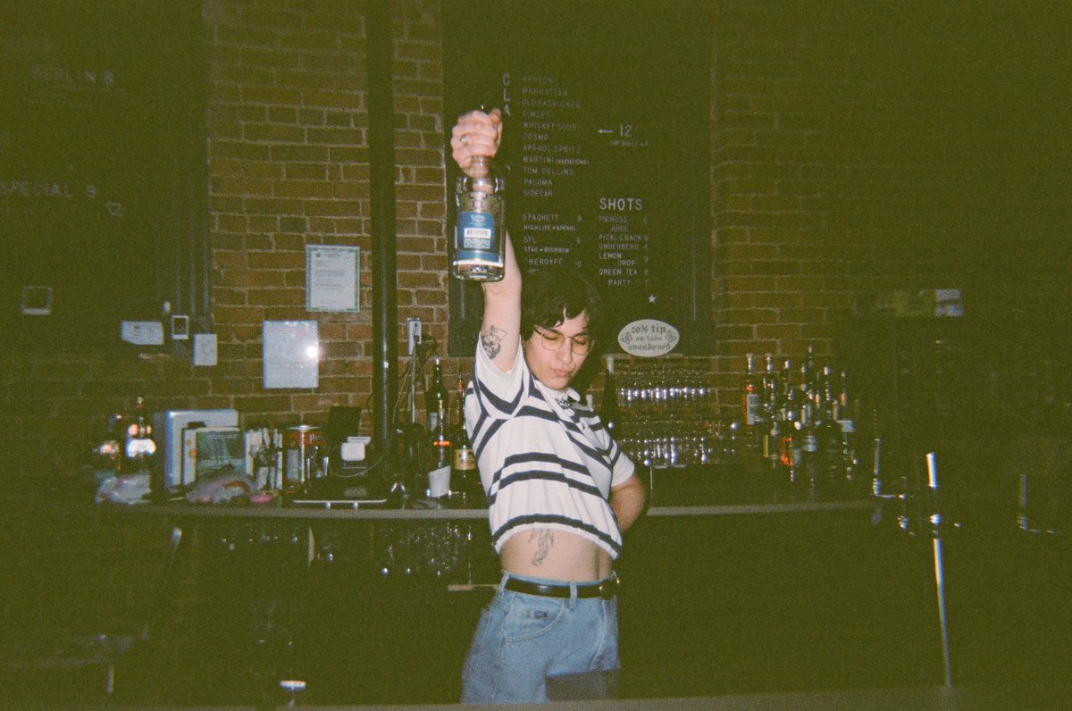 96bound's tweet image. im like if marty supreme was a dyke and also a bartender