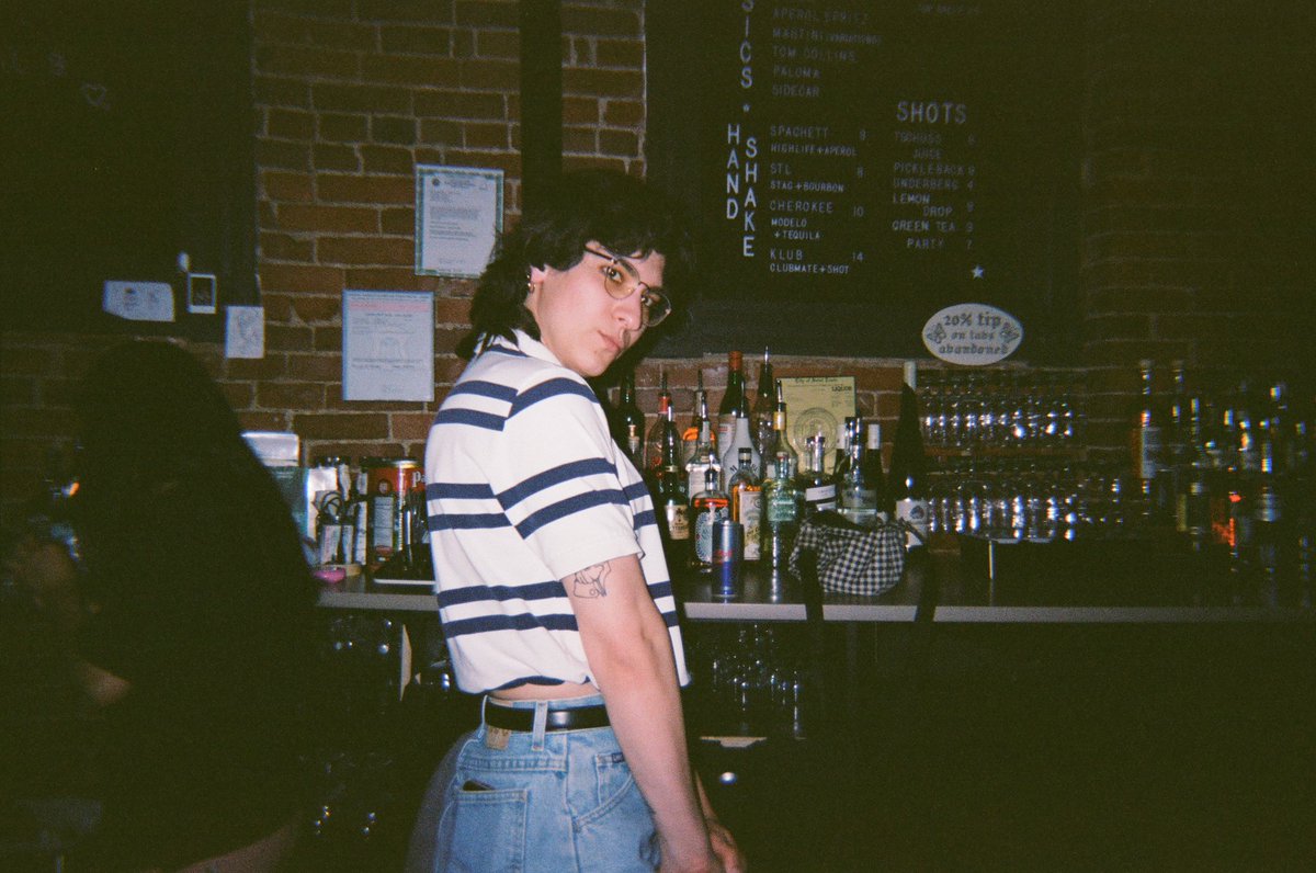 96bound's tweet image. im like if marty supreme was a dyke and also a bartender