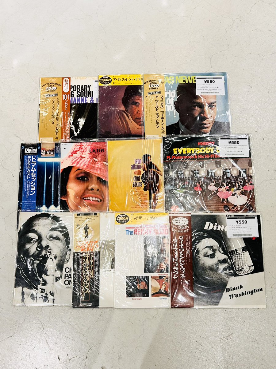 1/8 (木)OPEN!!! 10:00〜20:00 全て¥880以下ですが、聴き逃せないJAZZ