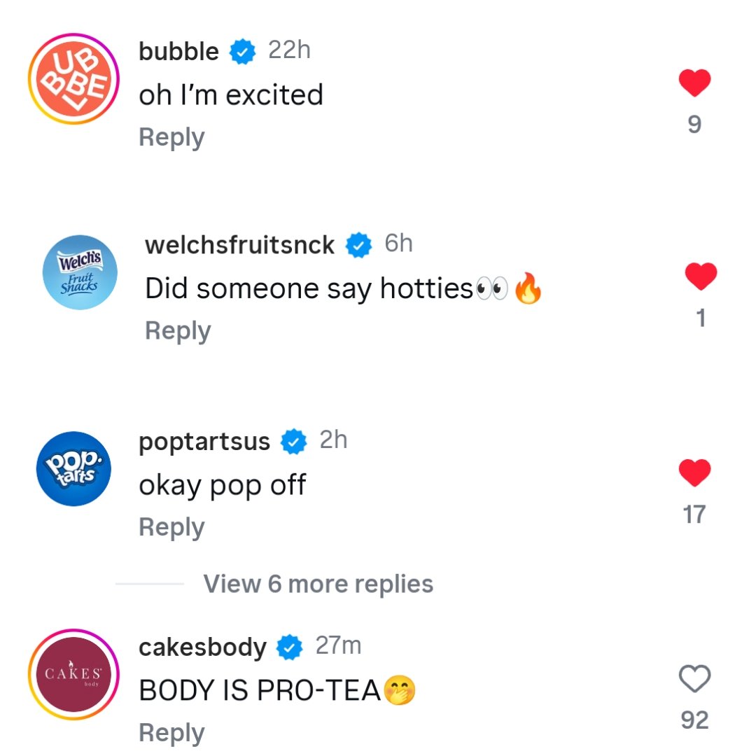 Standing4Megan's tweet image. ANOTHER whopping 16 more brands have hopped into Megan Thee Stallion Dunkin's collab comments, celebrating these refreshers 🤭🤪 That's a totally of 26 high brands just in the IG comments alone, haven't counted TT🤑 Meta said everything needs to be sold this way from now on😏…