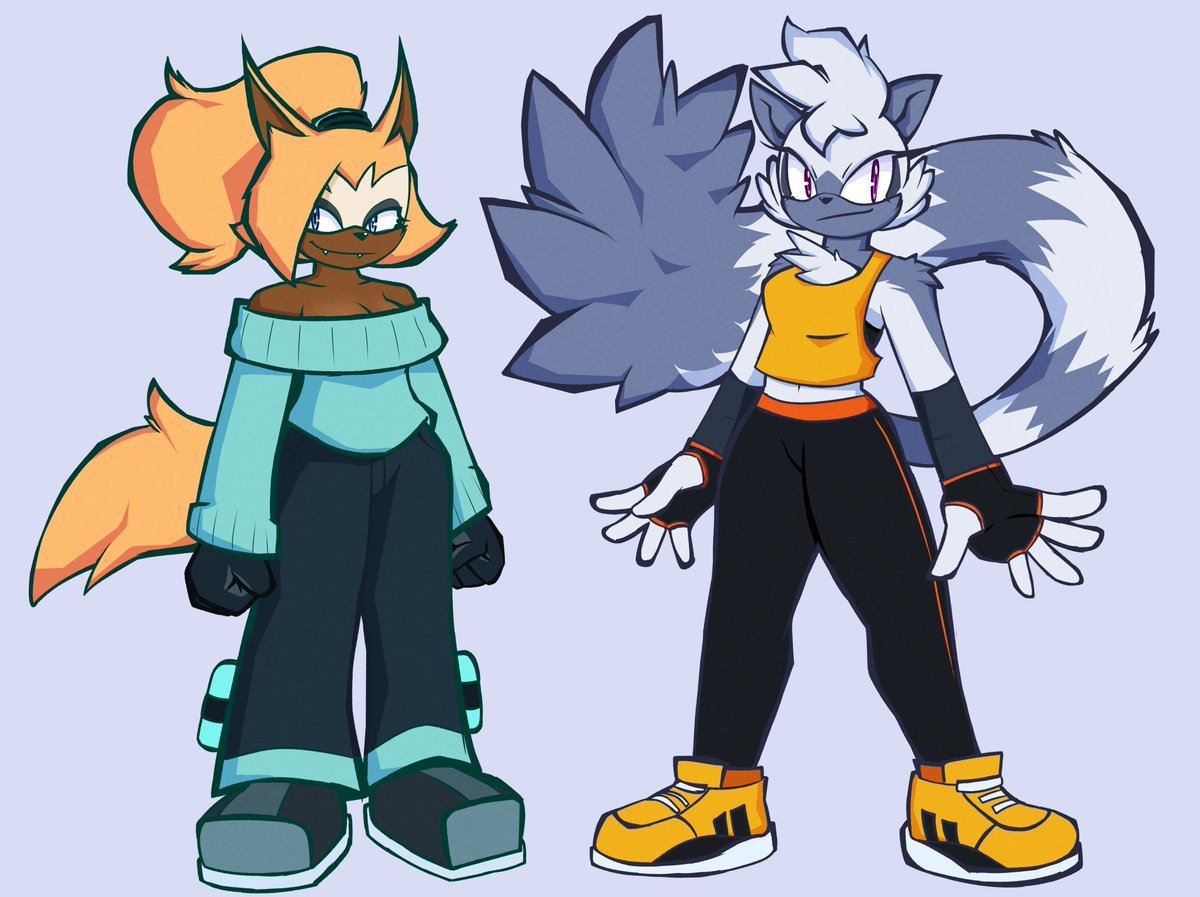 wispangle's tweet image. Otro look 🧡🤍
Day #277
#tanglethelemur #WhisperTheWolf #Whispangle #TangleAndWhisper #Tangsper #sonicfanart #sonicidw 
Artist: @LoneOcto