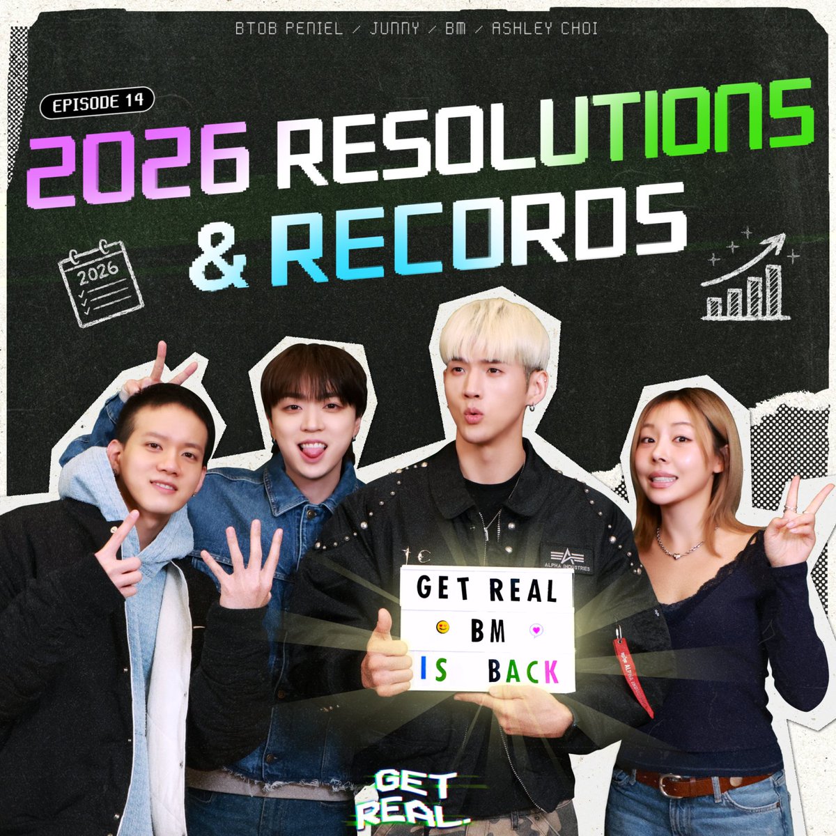 thedivestudios's tweet image. Happy New Year!! 🥳

BM is back on GET REAL as a host!!! 🖤 

We’re starting 2026 with conversations about resolutions, records, and the habits we swear we’ll fix this year. 😬 Let’s see how this goes!

Watch the full episode now on DIVE’s YouTube or listen on all platforms! 🎧…