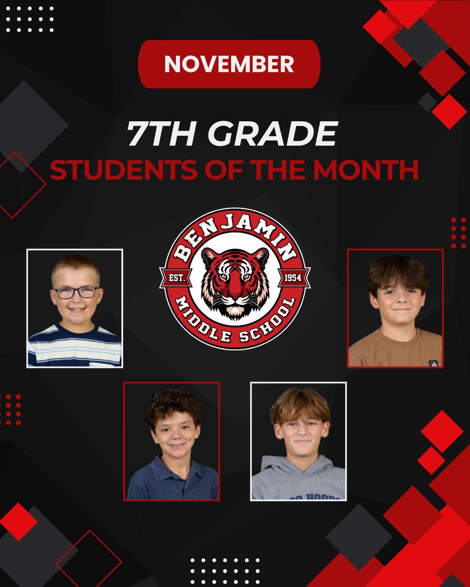 Bendist25's tweet photo. Shout out to the BMS November Students of the Month! Students who go above and beyond the normal expectations of student behavior and performance are awarded SOM. These students are a positive example of what can be accomplished when you put your mind to it. Way to be leaders! https://t.co/vHysb0VLLz