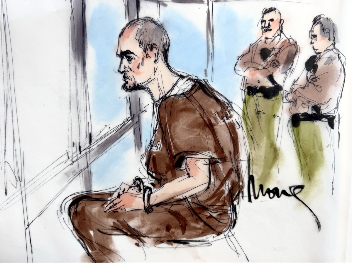 mse1125's tweet photo. Nick Reiner appeared in Criminal Court this morning, for an arraignment that was postponed at last minute.
Alan Jackson, the private Defense Attorney stepped down and was replaced by a Public Defender.
Arraignment now scheduled for February 23rd. https://t.co/gPxpL2yQ4d