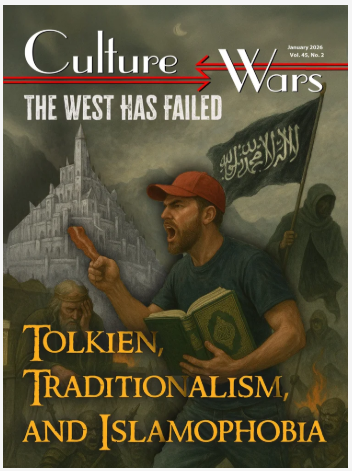 EMichaelJones1's tweet image. The January issue of @CultureWarsMag's available, culturewars.com/volumes-41-50/… featuring
* Why We Eat Fish on Friday: Ireland’s Divorce of Church &amp;amp; State by Alyssa Rangel
* The West Has Failed: Tolkien, Traditionalism and Islamophobia by E. Michael Jones
* A Presbyterian Response to