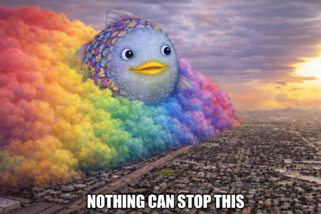 bartcharts's tweet photo. rainbowfish is going to save the trenches https://t.co/8qMS3OCfLW