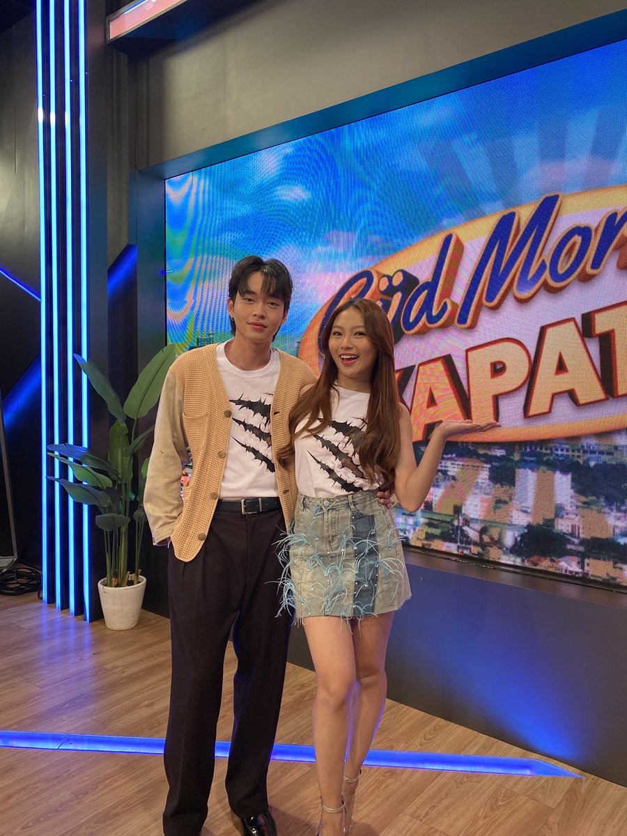 News5PH's tweet image. RABIN ANGELES AND ANGELA MUJI SA GMK

Bumisita sa #GudMorningKapatid ang “A Werewolf Boy” stars na sina Rabin Angeles at Angela Muji ngayong Huwebes, January 8.

Mapapanood ang "A Werewolf Boy" sa mga sinehan simula sa January 14.