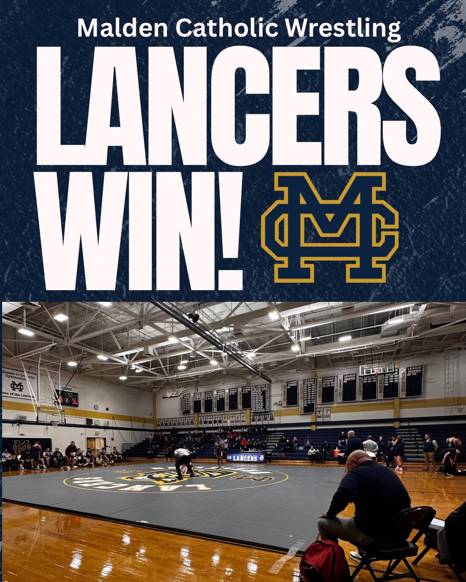 Congratulations @mclancerwrestling Athletes and Coaches on their win tonight over Lynn Voc in a great battle between the two programs. #plusultra⚔️