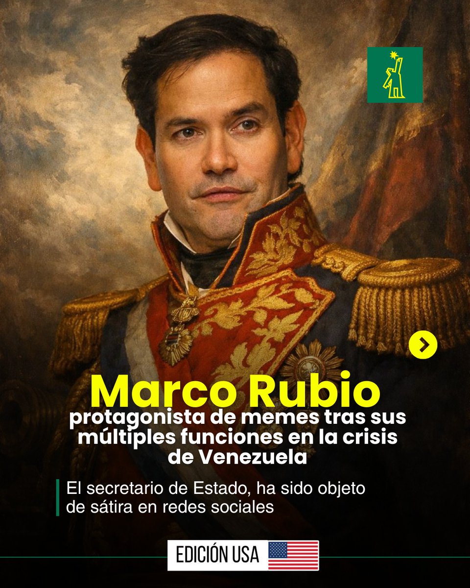 DiarioLibre's tweet photo. 🇺🇸 | #DiarioLibreUSA | Marco Rubio ha asumido múltiples roles temporales lo que ha generado una ola de contenido humorístico en redes sociales
🔗https://t.co/vdfm8ZQGMw
#DiarioLibre #Noticias #HumorPolitico #MemesEnRedes #MarcoRubio #RedesSociales https://t.co/7KwLZx5DFs