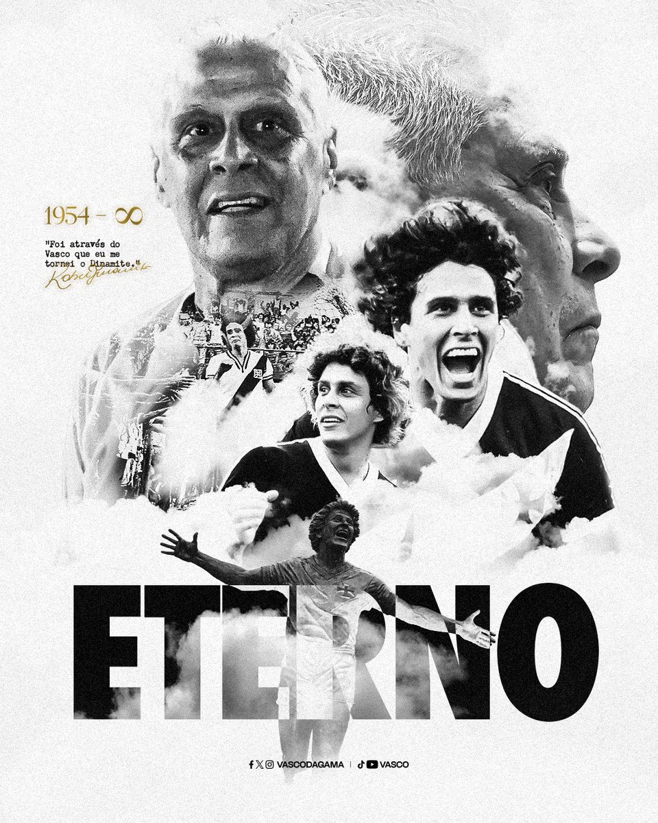 Três anos sem a presença física do #MaiorDeTodos.

Roberto e o seu legado estarão sempre vivos no coração e na história do Vasco da Gama. 🖤

Te amamos, Dinamite! ♾️🧨

#VascoDaGama