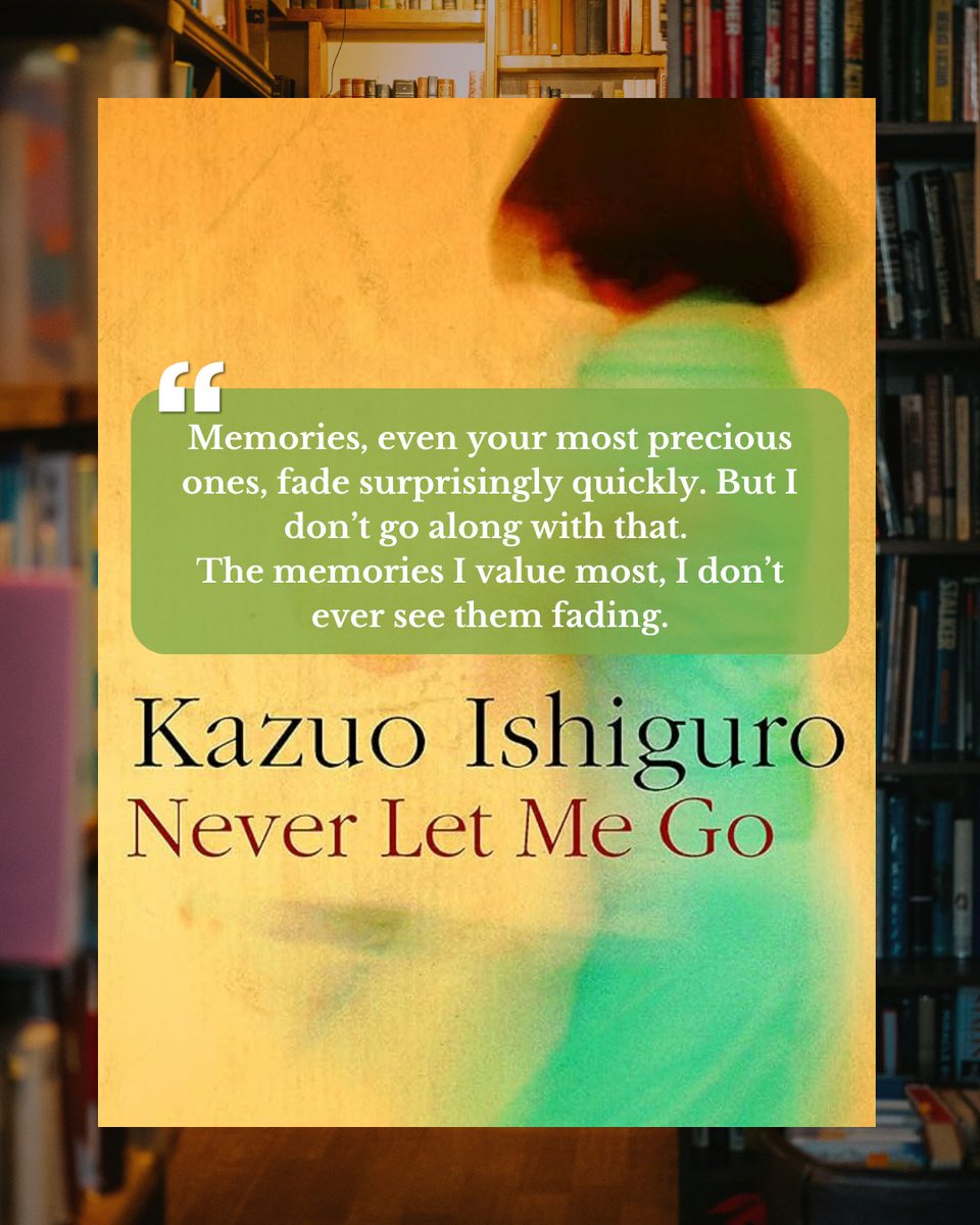 Some memories fade.
The important ones refuse to.

📖 From the shelves at Infinity Books Japan
— Never Let Me Go by Kazuo Ishiguro