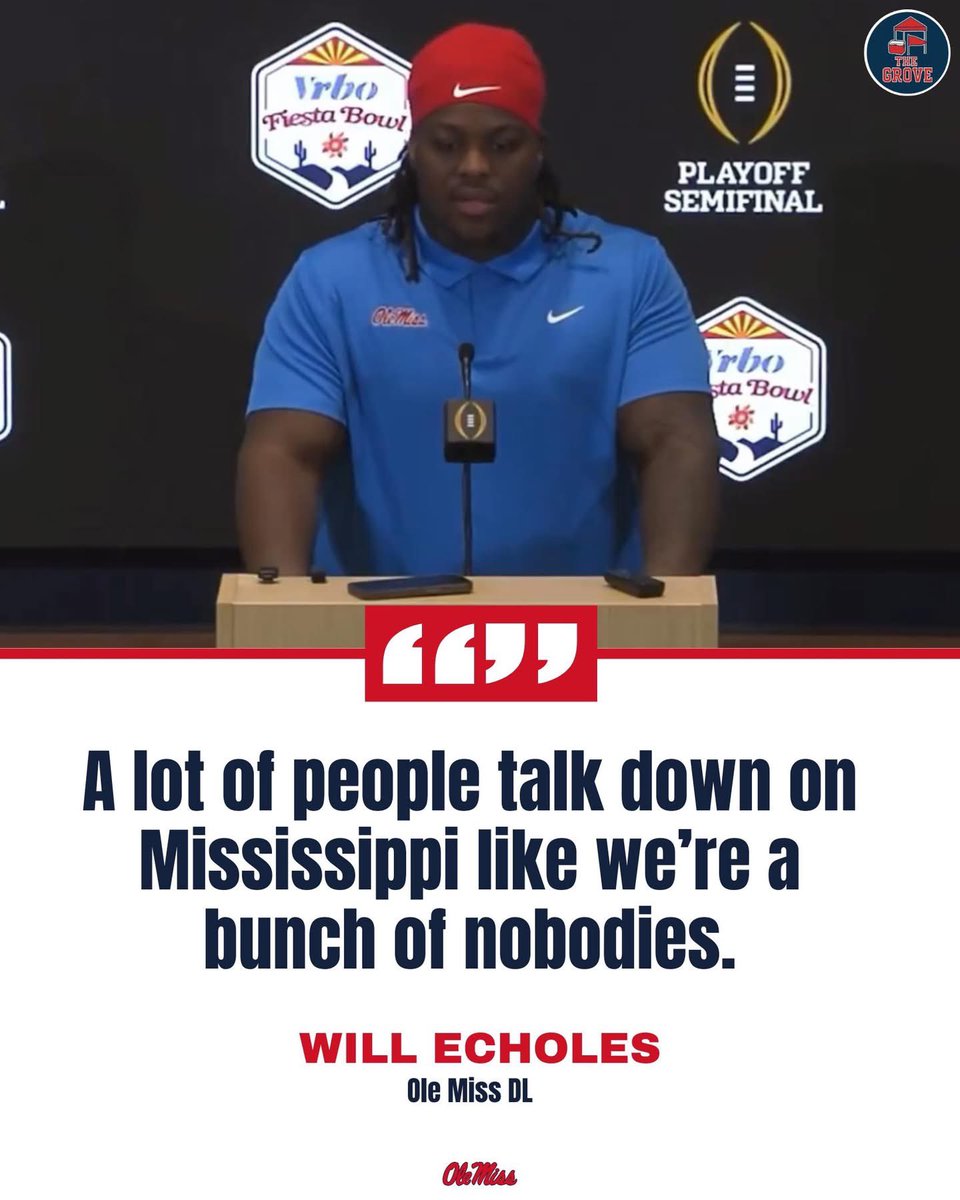 Rebel_Viewpoint's tweet image. My new favorite player: William Echoles. 

When you put on the Red and Blue, I become your fan. But when you put on for the state and defend it, you’re an Ole Miss legend. 

Keep proving people wrong, Will. 

#HottyToddy