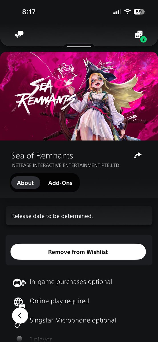 Brizzy211's tweet photo. @seaofremnants So looking forward to this! Wishlisted it as soon as I found out about! https://t.co/zQiYwfaxk6