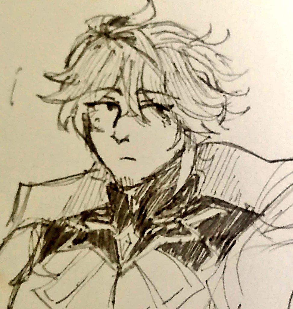 ActiasVultur's tweet image. Messy Alhaitham doodles