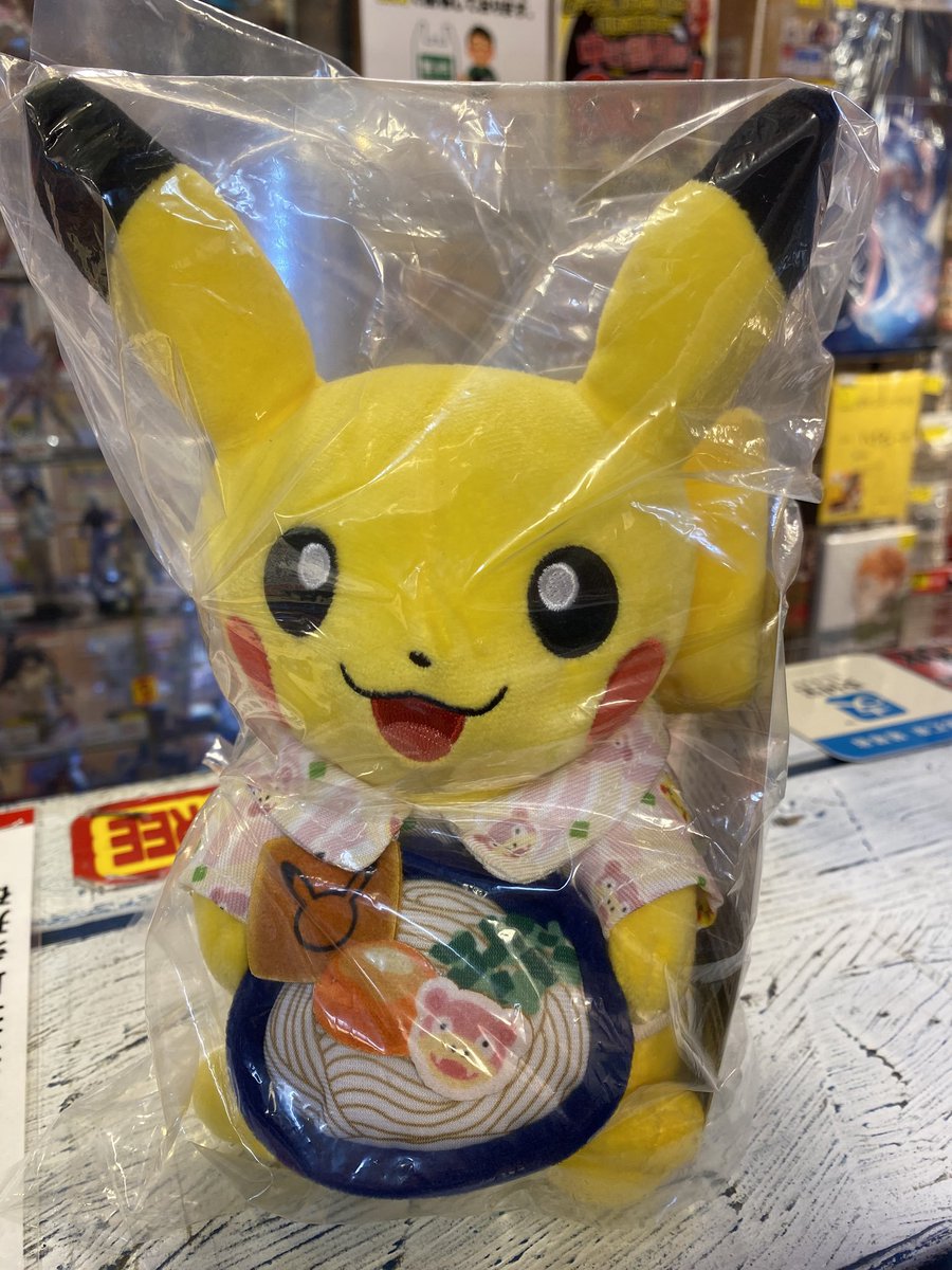 ✨中古入荷のお知らせ✨ ウドンピカチュウ ぬいぐるみ タグ付き入荷