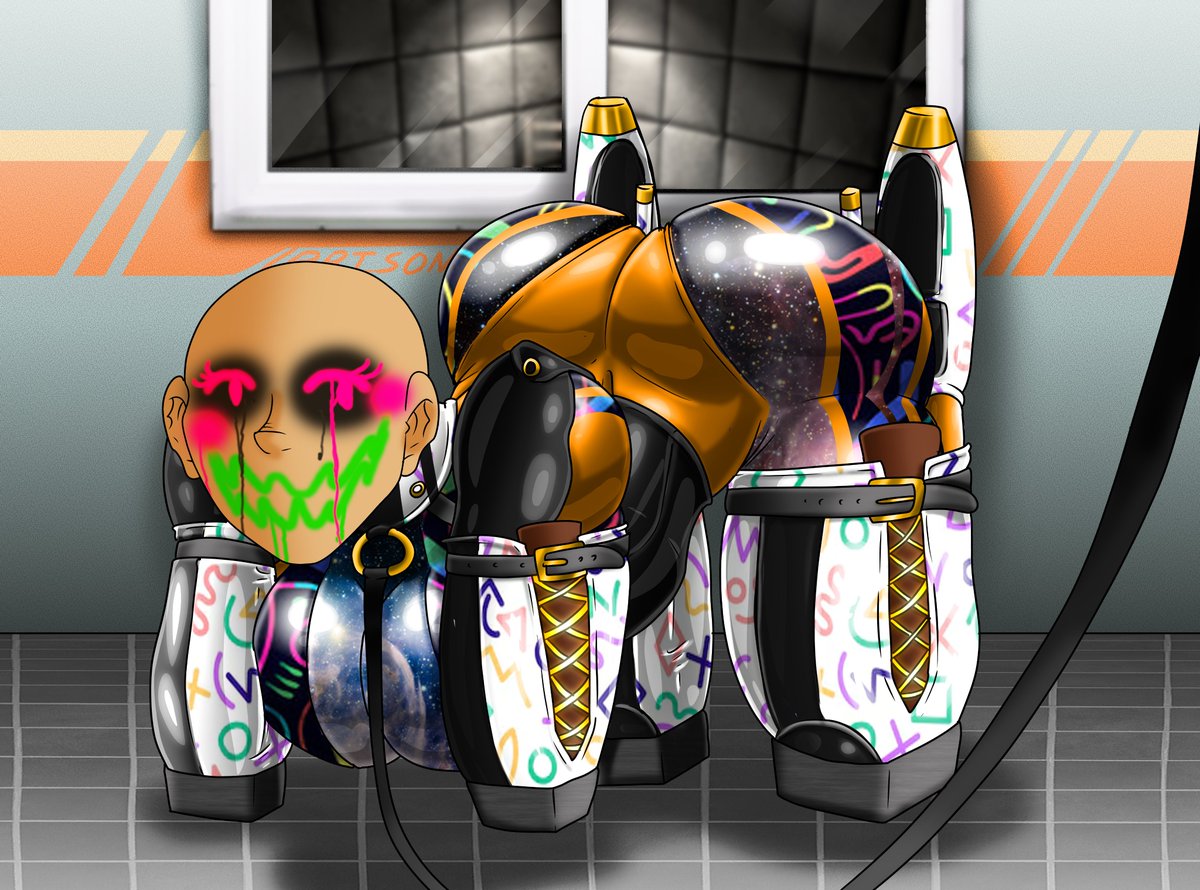 New YCH! Went simple with another prison pic, this time a bitch suit. I like these! I think I sha'll continue them between comms so this one and many more will stay open! 25$ a pop<3