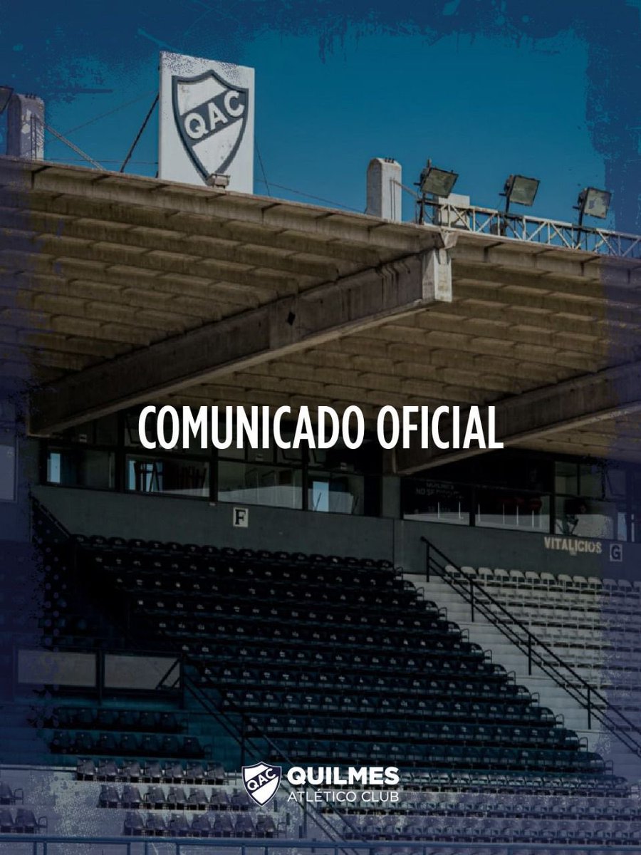 qacoficial's tweet image. COMUNICADO OFICIAL

El Quilmes Atlético Club informa que la próxima temporada, a partir de una sostenida gestión de la Secretaría  de Fútbol Profesional y Juvenil de la actual Comisión Directiva, las Divisiones Inferiores de la institución pasarán a competir en Primera División.…