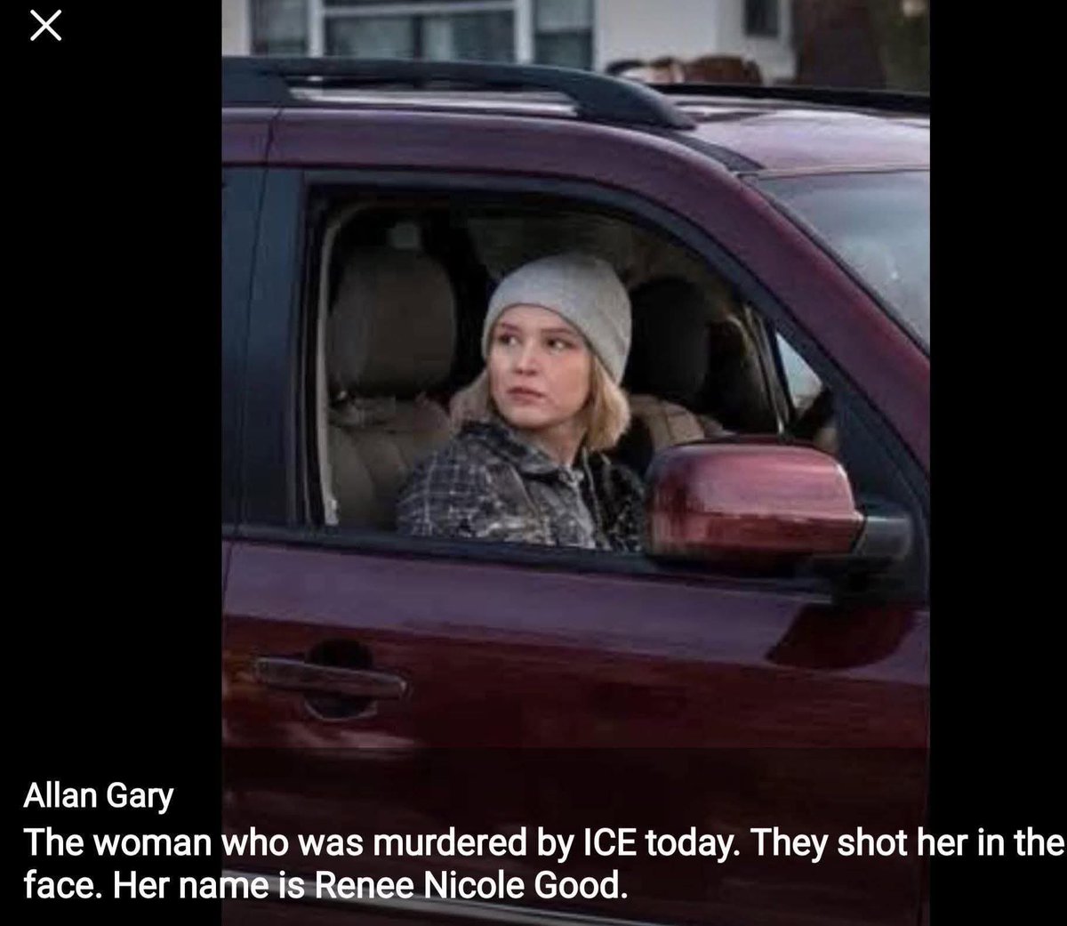 jdice03's tweet image. Here is the "threatening" woman according to #ICE. The shot her in face 3 times. Closed casket and an orphaned child.
Fuck you.
Fuck #Trump.
Fuck #MAGA.
MAGA = NAZIS
And if that statement upsets you, it's because you're realizing you aligned yourselves with the worst people.