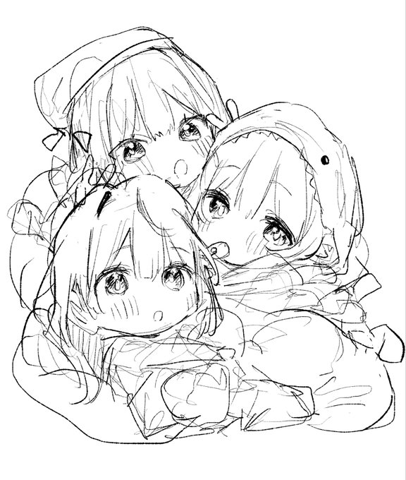 優菜ちゃんとお友達のパジャマパーティー
完成させて何かグッズにしたいな 