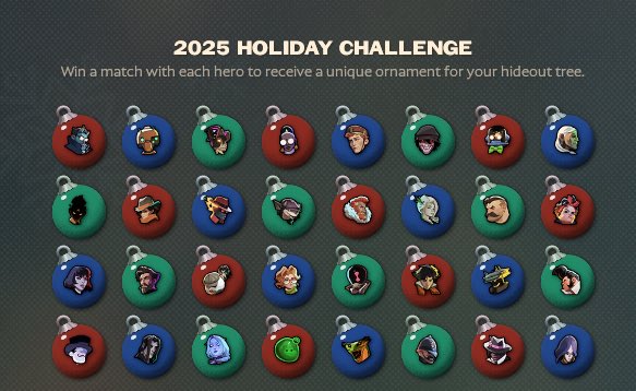 I’ve only gone and done it. Deadlock 2025 Christmas challenge done.