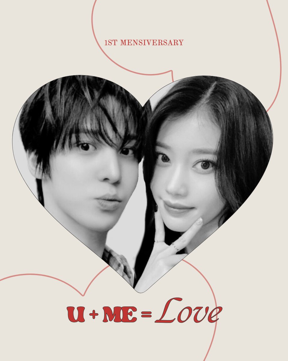 xiaotinh's tweet image. Happy 1st mensiversary ♥︎