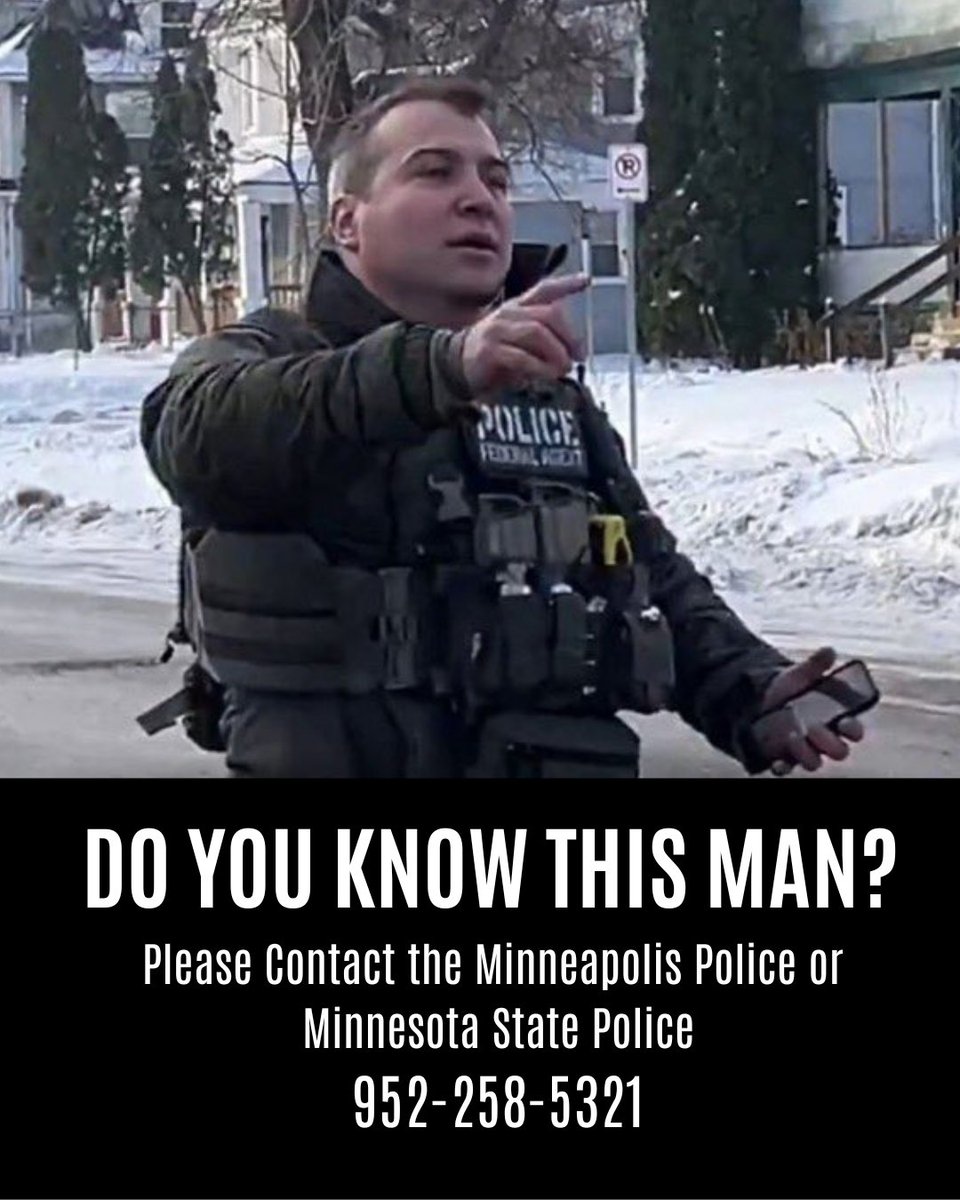 peggy_gabour's tweet image. Here's the ICE executioner who killed Renee Good.
Does he look injured????? Photo taken immediately after he shot her! 
Turn him in!