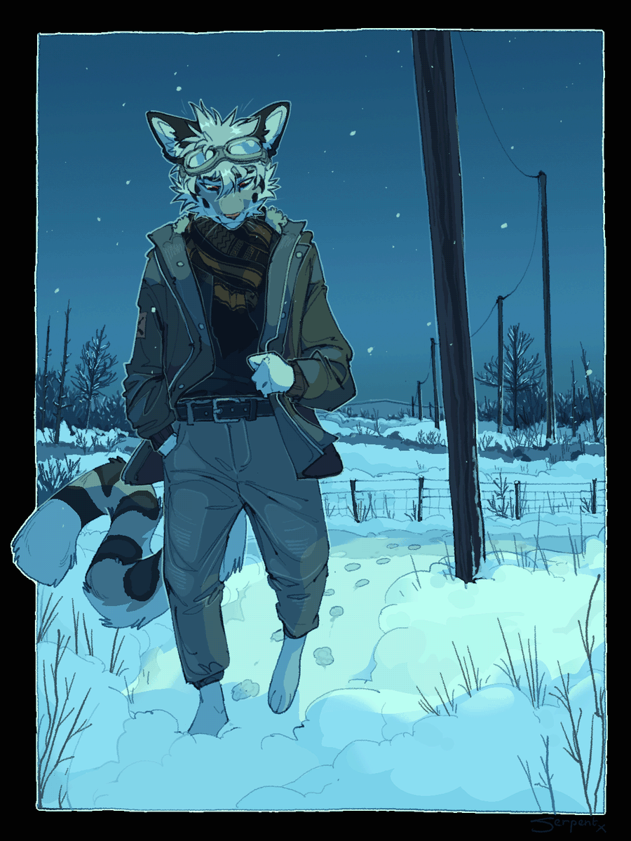 Serpent____x's tweet image. snow leopard