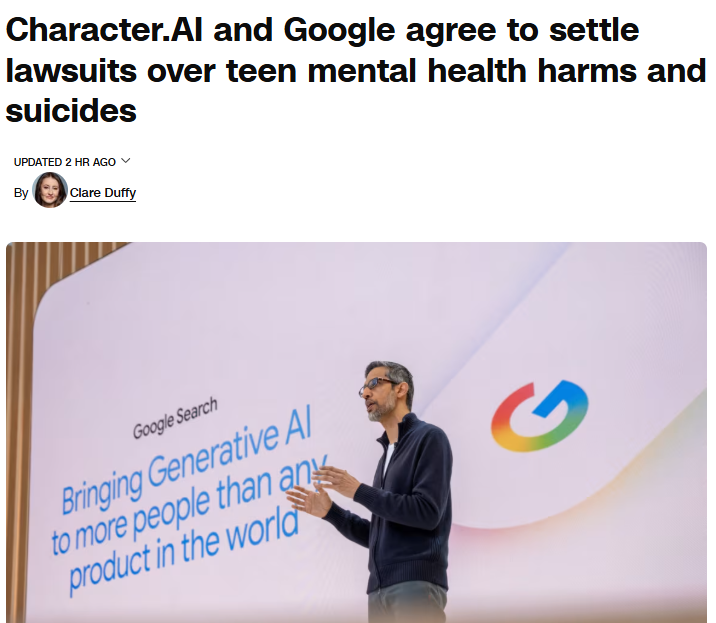 character.ai lawsuit article