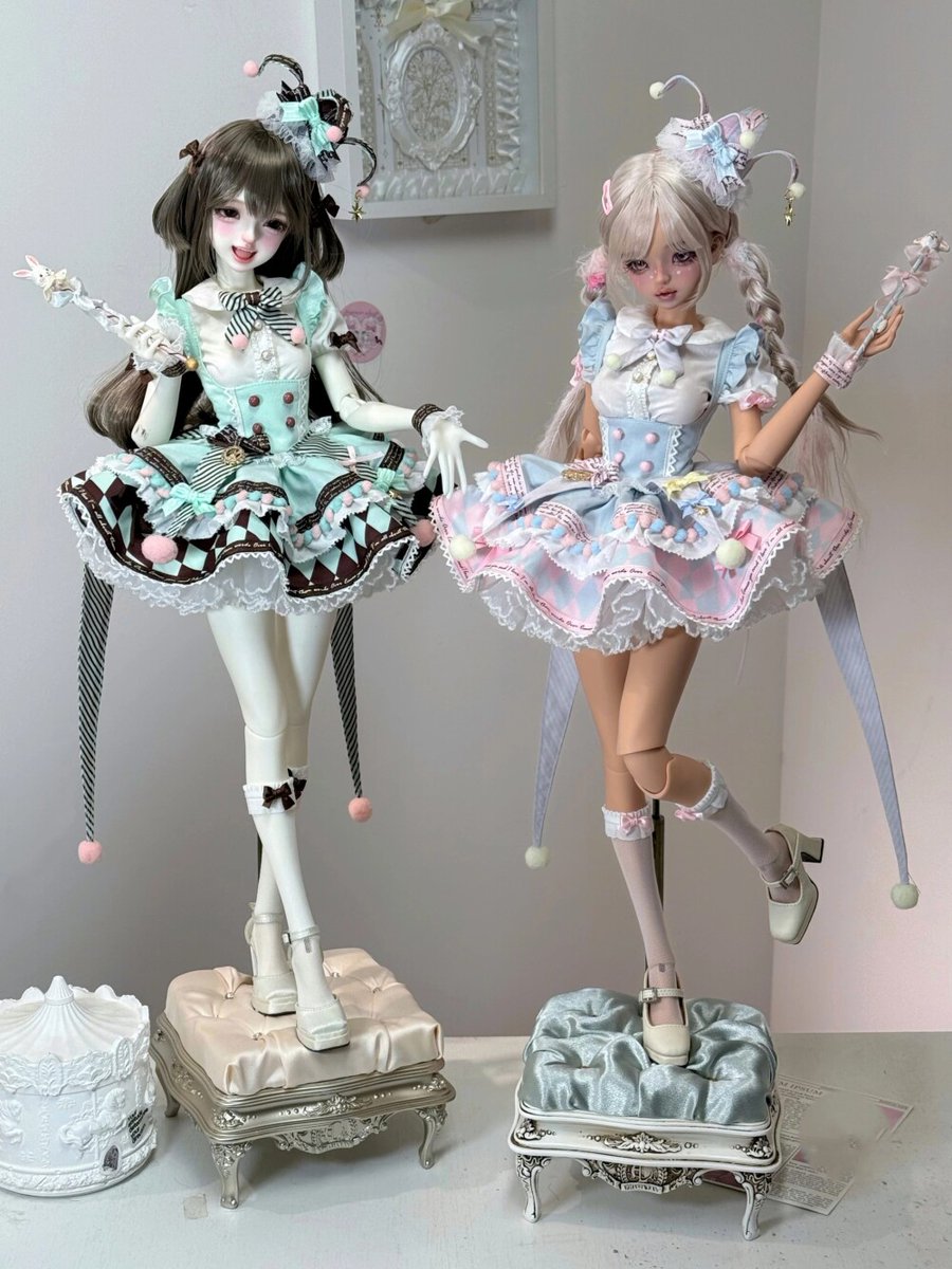 legenddollshop's tweet photo. 🩵Laluna Doll🩷 #新作情報
《童话嘉年华》#ドール用服
MDD/MSD/大MSDサイズ人形用
2026年1月21日まで期間限定です！👏
🔎https://t.co/6plkeAlDM4
#bjd #期間限定 #MDD #MSD #legenddoll https://t.co/hwrPCrr3FA