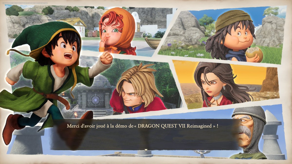 #DragonQuestVIIReimagined
Bon j'ai foutu presque 5H de jeu dans cette demo. 😁 Pas mal de chance que ça parte en achat.