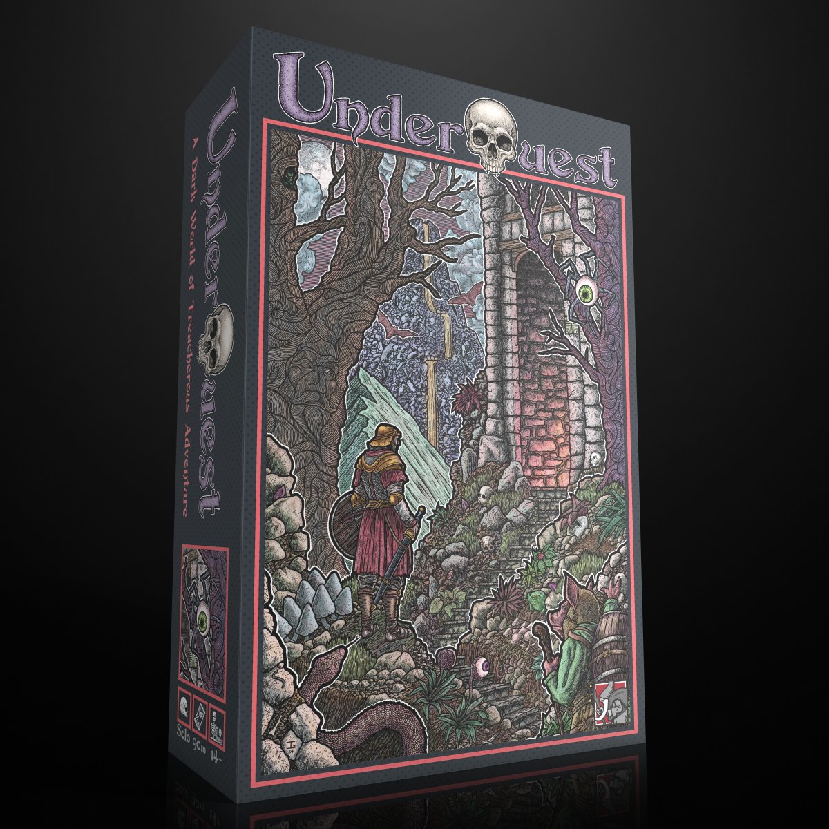 Less than a week away from the launch of UnderQuest! Check out the CrowdSale page and hit the REMIND button to receive an email at launch! Getting really excited! thegamecrafter.com/crowdsale/unde…