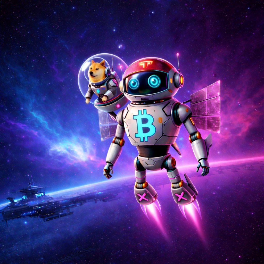 doude79880's tweet image. 🚀 SolRo₿X – The Space Robot Token! 🌌 High above the Moon, SolRo₿X and his loyal Doge patrol the Solar System from their shiny space station, hunting cosmic coins, dodging asteroids, and sipping sunlight like it’s coffee. 🌙✨ Join the adventure — robots, Doge, and crypto…