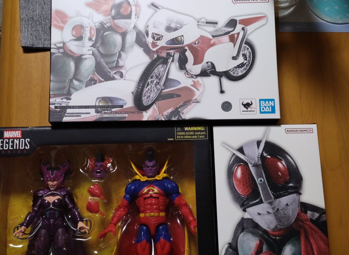 マーベルレジェンド・ブラスター　限定版 新年おもちゃ初めは栄光版V3が出るのを願って真骨彫新2号と新