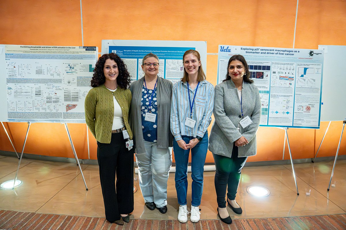 UCLAGIHep's tweet photo. 🙌Exciting work in liver &amp; metabolism research took center stage at the 2nd Annual Comprehensive Liver Research Center Symposium! Huge thanks to our incredible speakers and kudos to the 4 posters of excellence! Stay tuned—2026 will bring even more insights into liver health! https://t.co/VLeAaJmp7j
