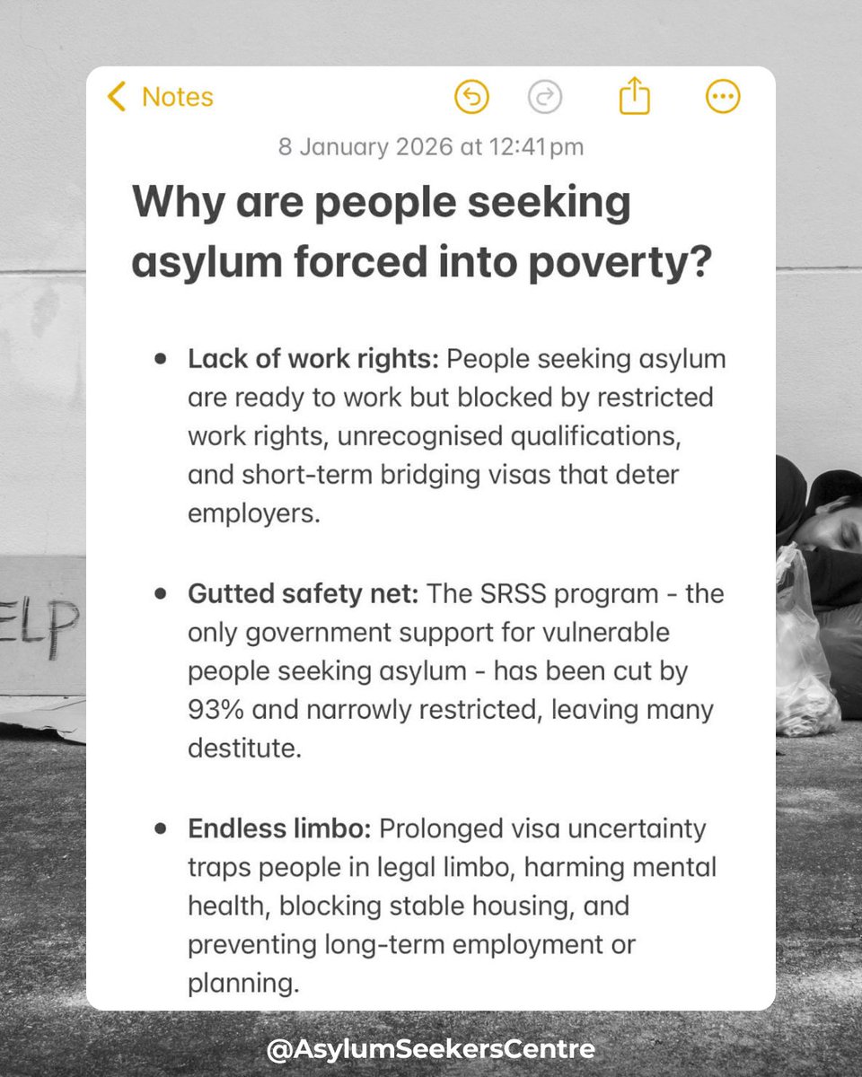 Asylum Seekers Centre tweet media