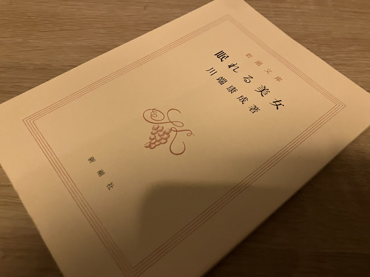 【読了】川端康成『眠れる美女』
1文字1文字が芸術作品のような素晴らしいクオリティの作品だった
ネクロフィリア、欠損など上級者向けとされる癖を甘く詩的に描いた絵画的作品に思った
世界観にどっぷり浸り現実を忘れたいような時に再読しよう