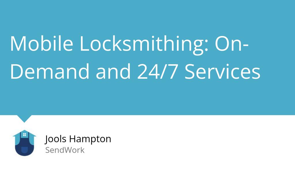 The demand for 24/7 mobile locksmith services is at an all-time high.

Read more 👉 lttr.ai/Am3Ov

#MobileLocksmith #24HourService #EmergencyLocksmith